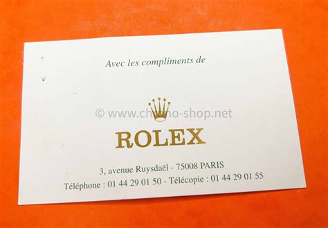 rolex business card|rolex business cards for sale.